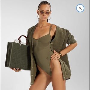 Fendi x Skims sculpting thong bodysuit